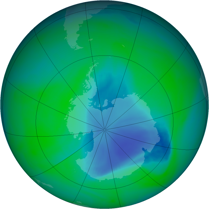 Ozone Map 2005-11-30